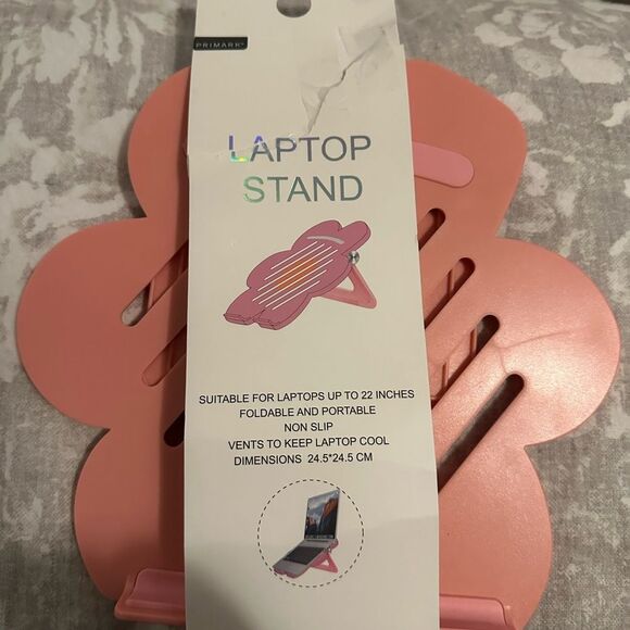 Primark Other - NWT Primark Pink Flower Laptop Stand